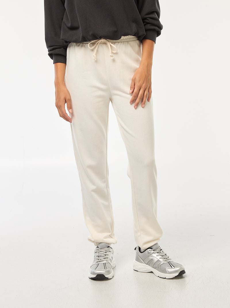 Joggers basic Bianco - Kiabi