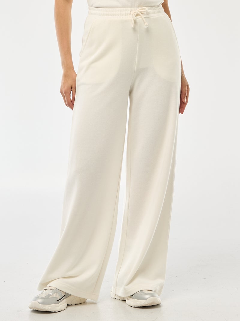 Joggers basic in cotone Bianco - Kiabi
