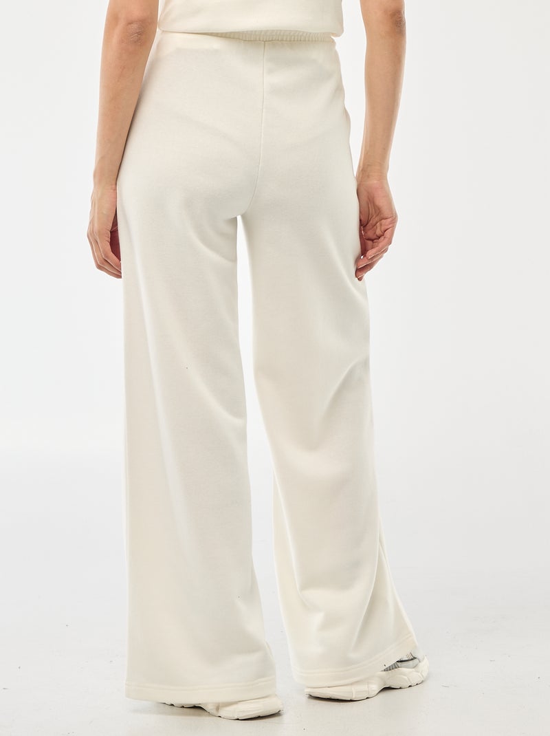 Joggers basic in cotone Bianco - Kiabi