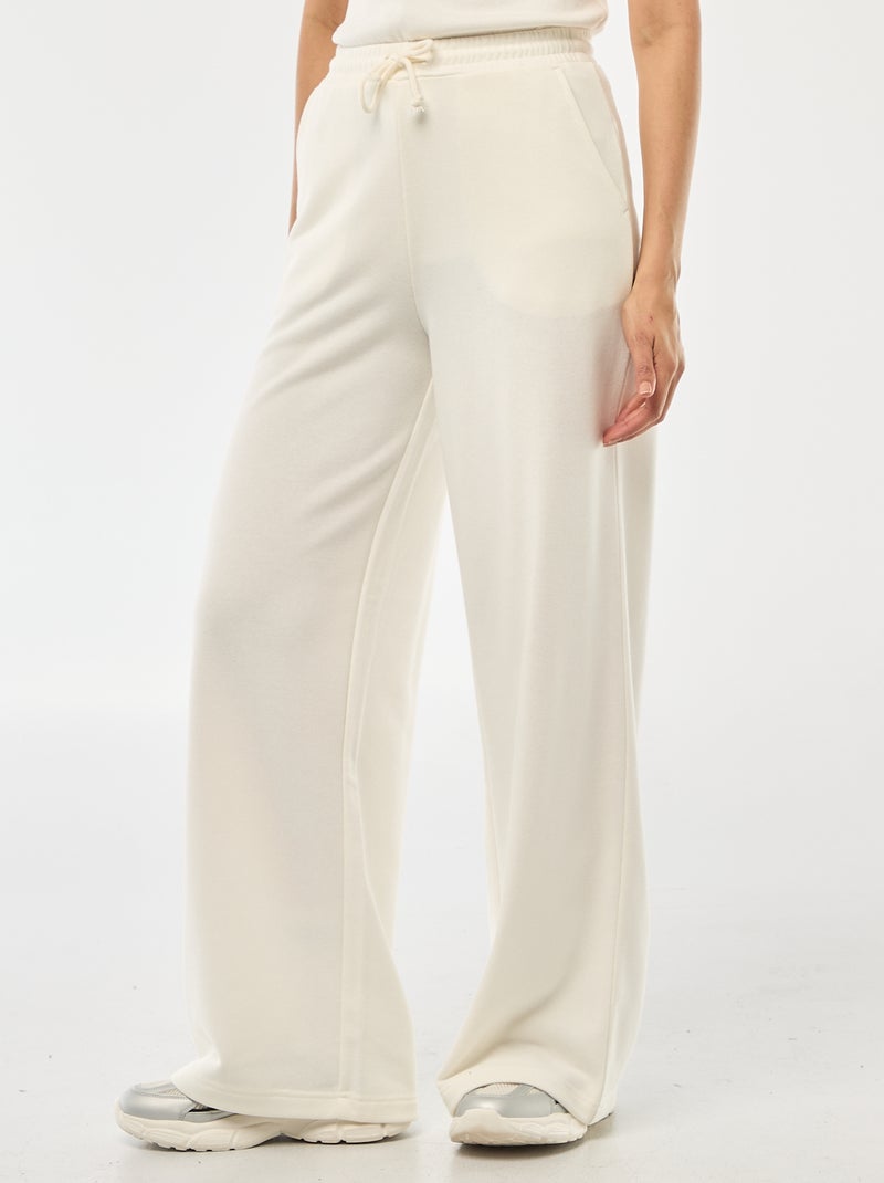 Joggers basic in cotone Bianco - Kiabi