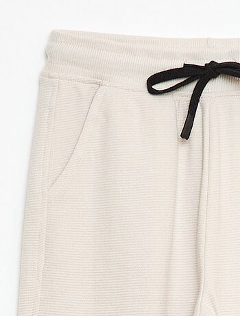 Joggers tinta unita in felpa leggera