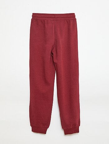 Joggers tinta unita in felpa leggera