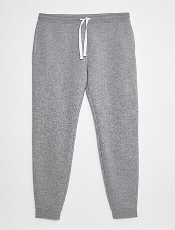 Joggers basic in tessuto felpato - L38