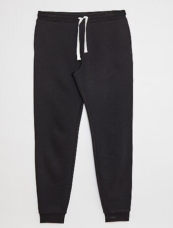 Joggers basic in tessuto felpato - L38