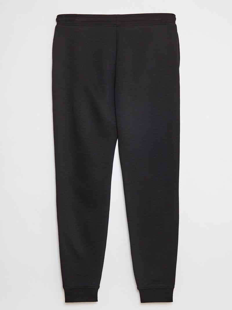 Joggers basic in tessuto felpato - L38 nero - Kiabi