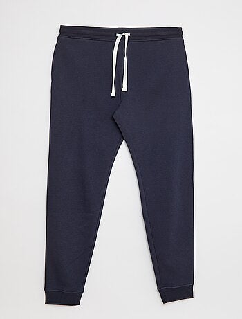 Joggers basic in tessuto felpato L36