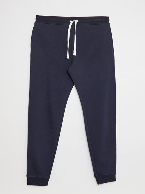 Joggers basic in tessuto felpato L36 - Kiabi