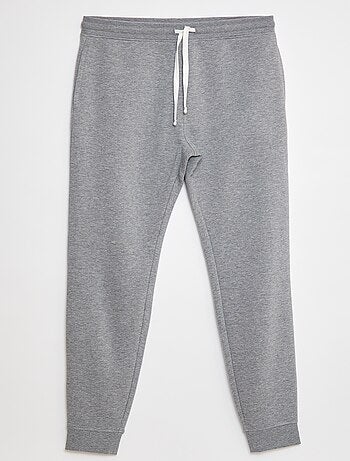 Joggers basic in tessuto felpato L36