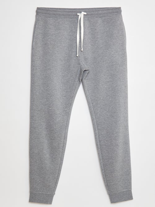 Joggers basic in tessuto felpato L36 - Kiabi