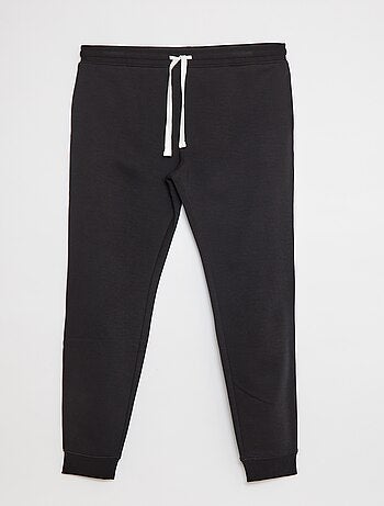 Joggers basic in tessuto felpato L36