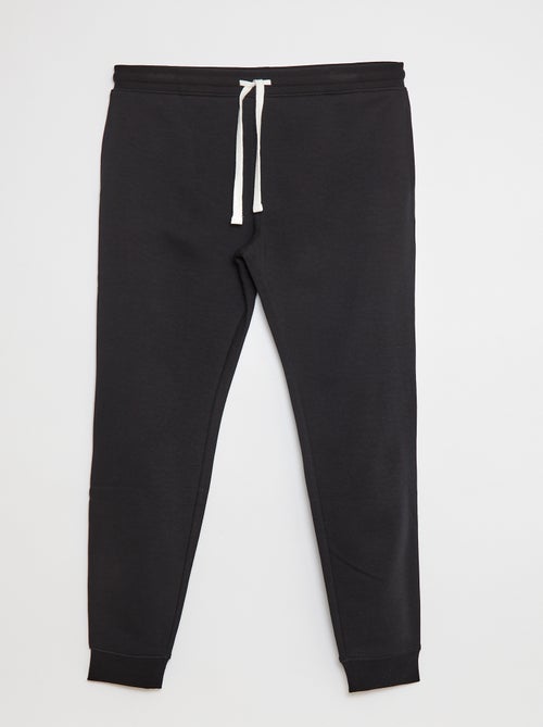 Joggers basic in tessuto felpato L36 - Kiabi