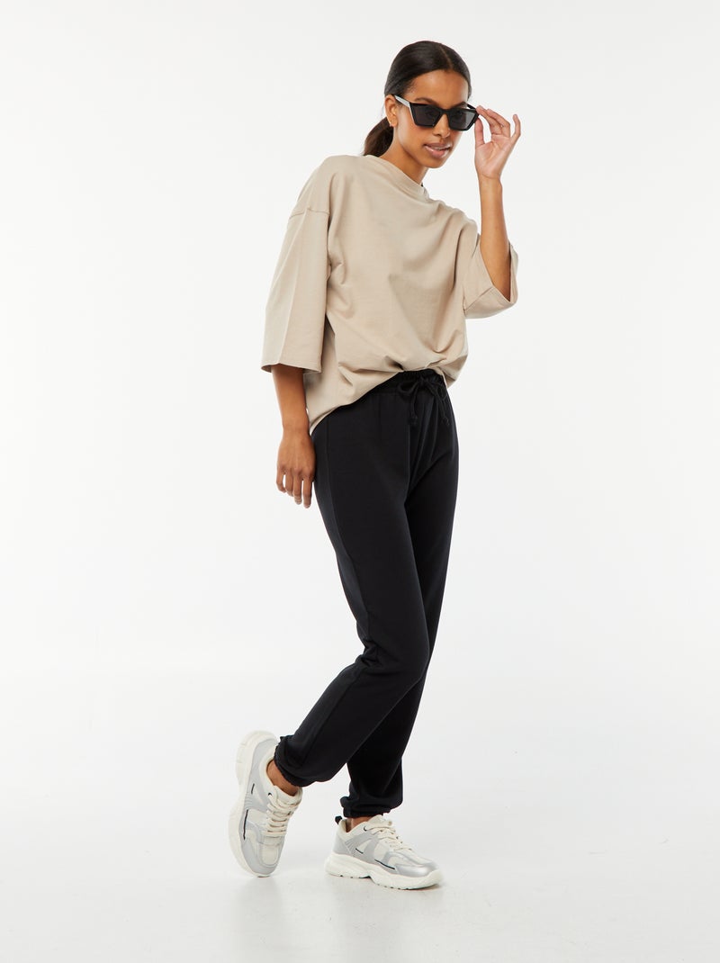 Joggers basic nero - Kiabi