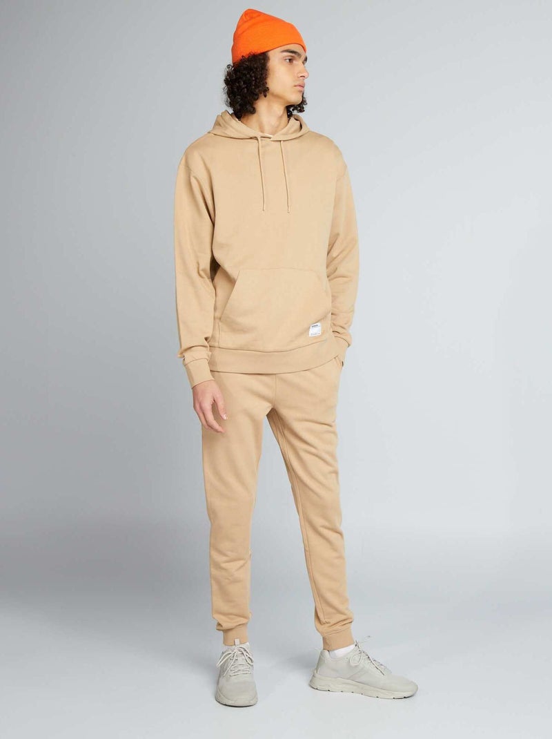 Joggers basic tinta unita BEIGE - Kiabi