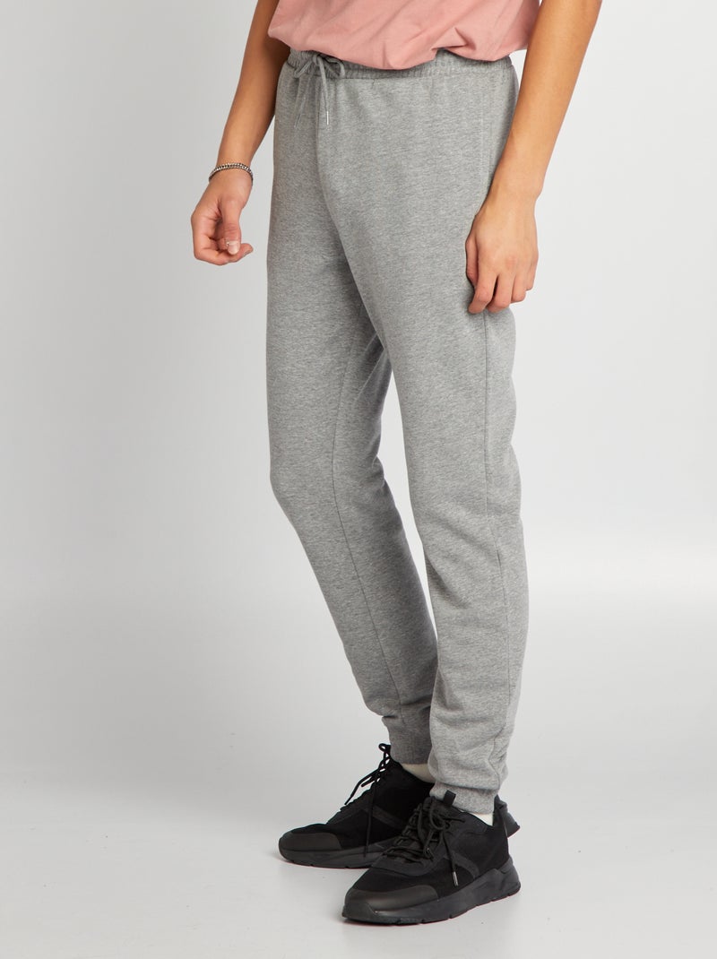 Joggers basic tinta unita GRIGIO - Kiabi