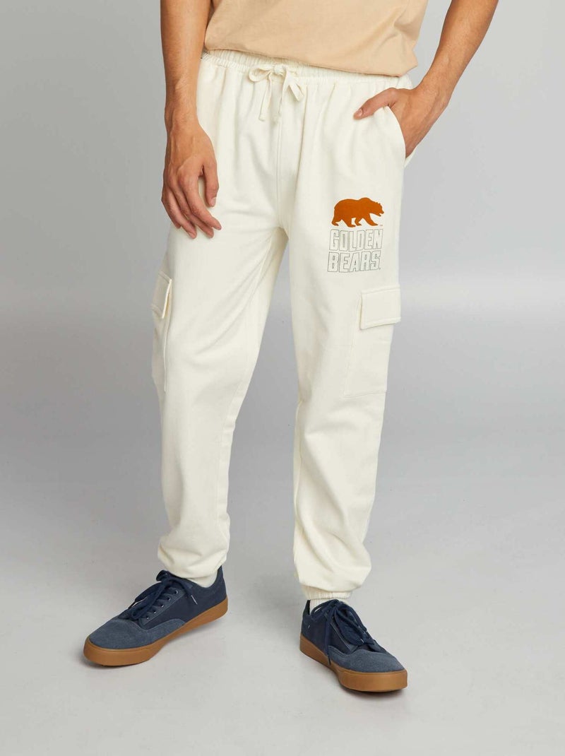 Joggers battle 'California' BIANCO - Kiabi