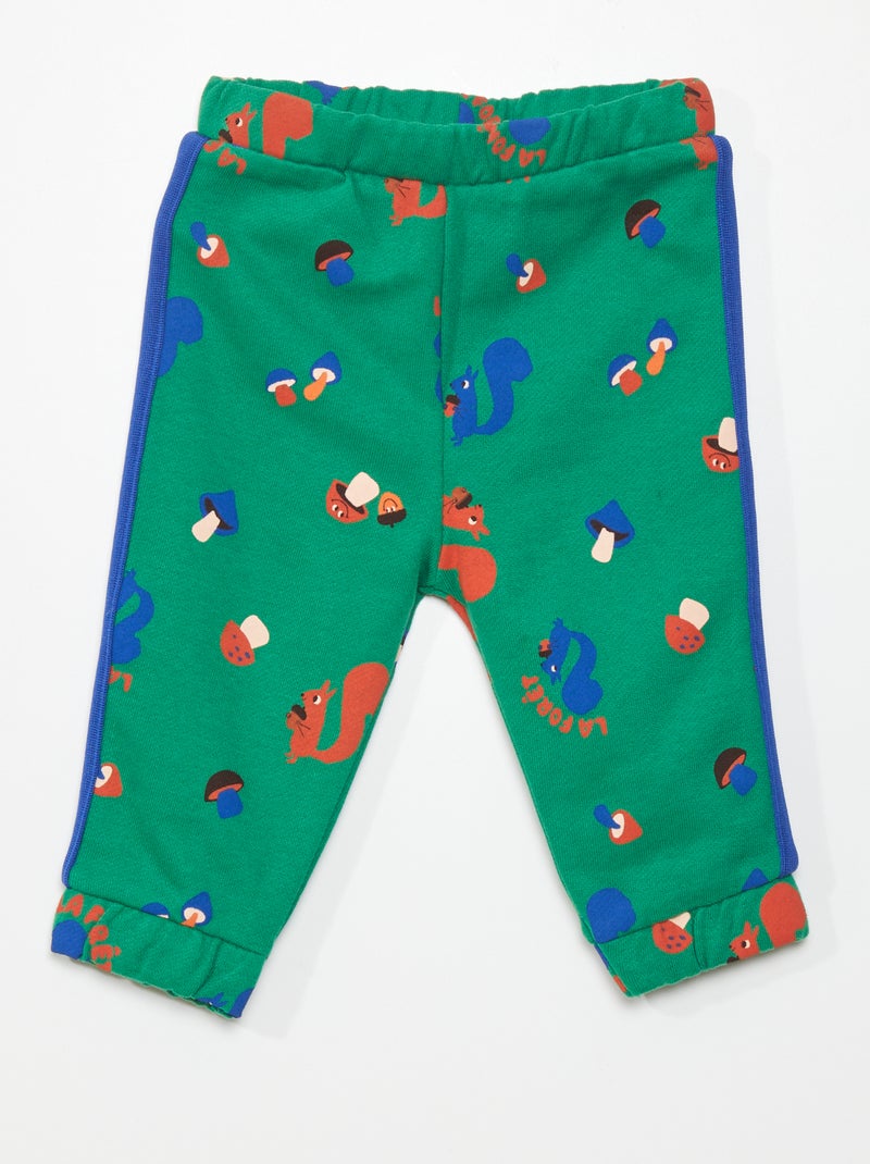 Joggers bicolore tema 'autunno' BIANCO - Kiabi