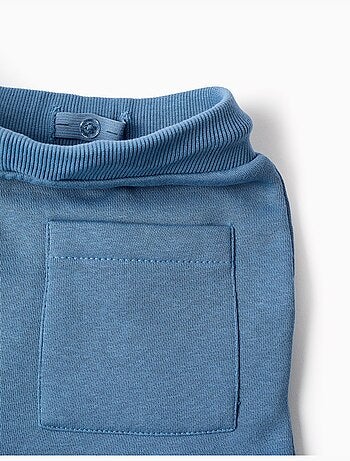 Joggers cargo felpati con stampa creativa