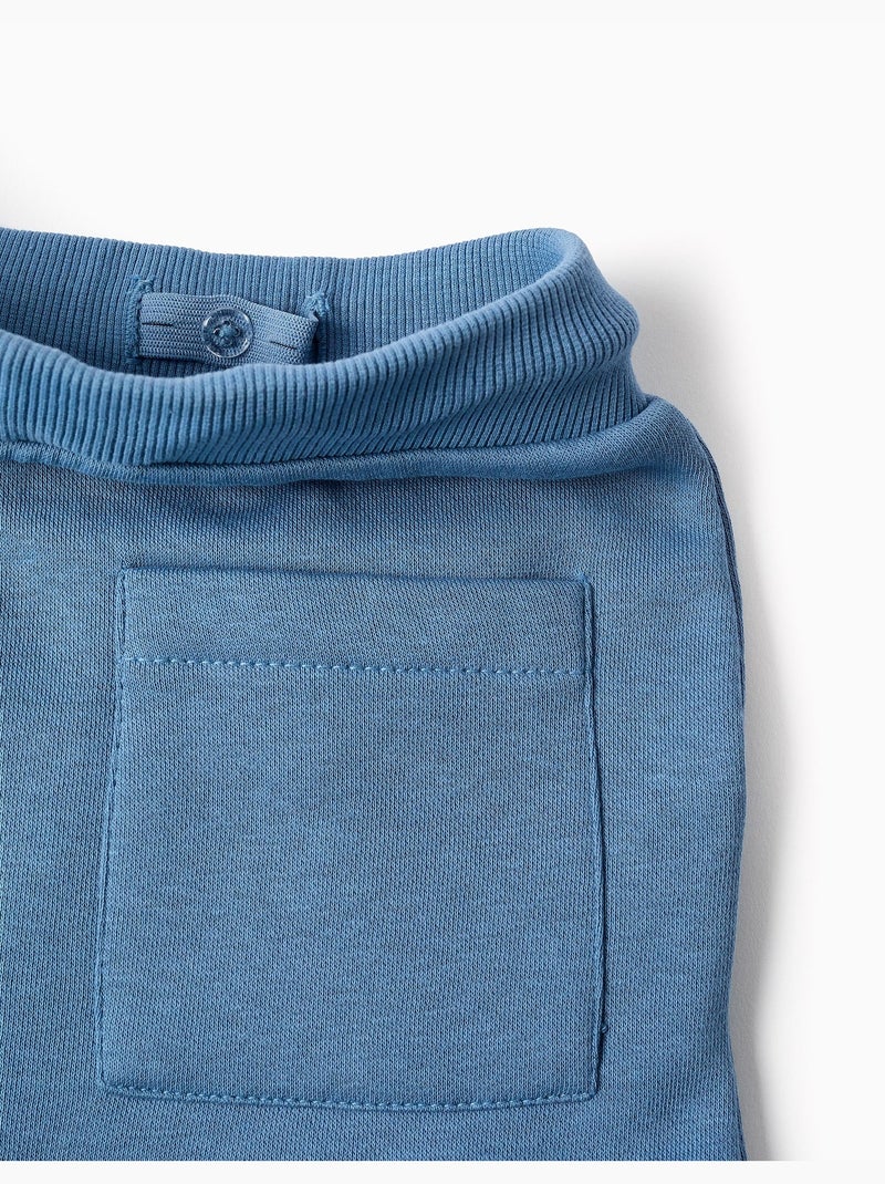 Joggers cargo felpati con stampa no rules Blu Blu - Kiabi