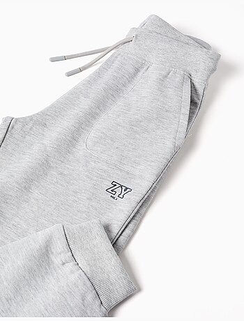 Joggers con coulisse e stampa