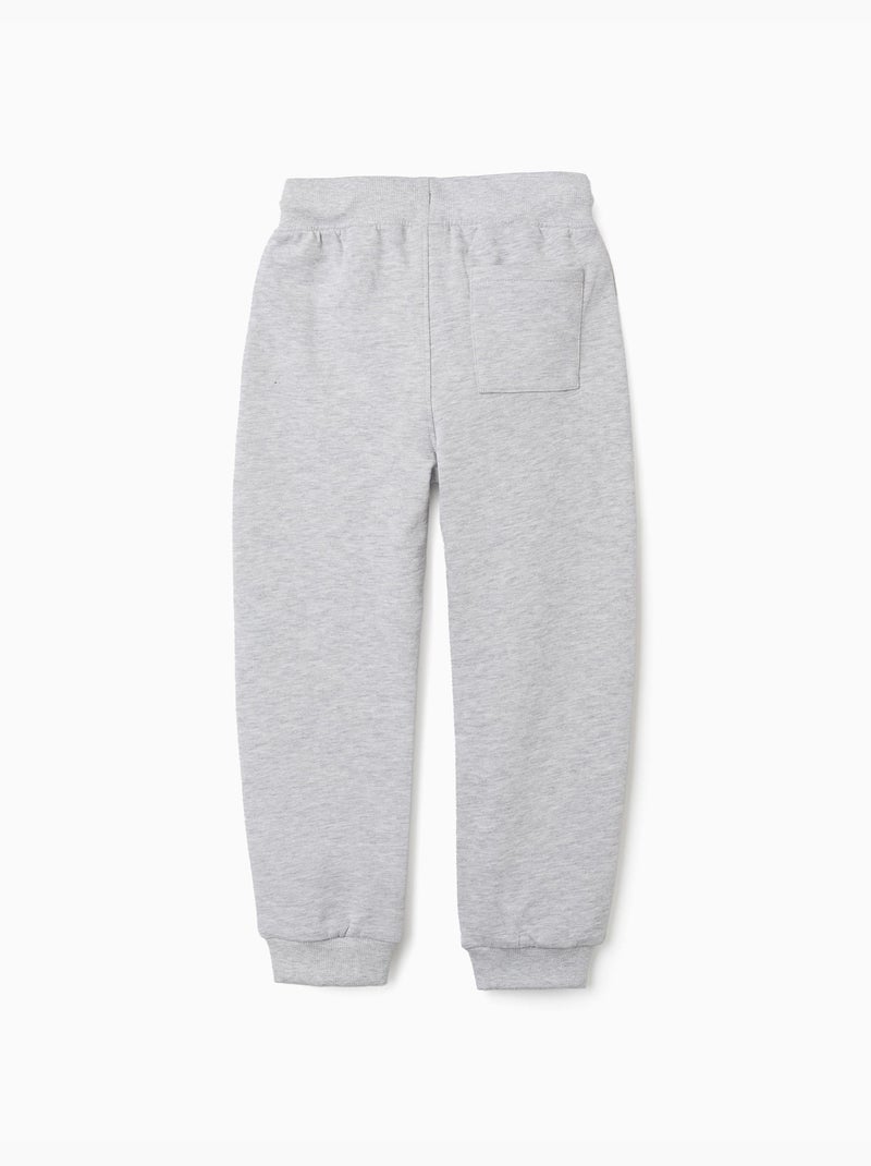Joggers con coulisse e stampa Grigio - Kiabi