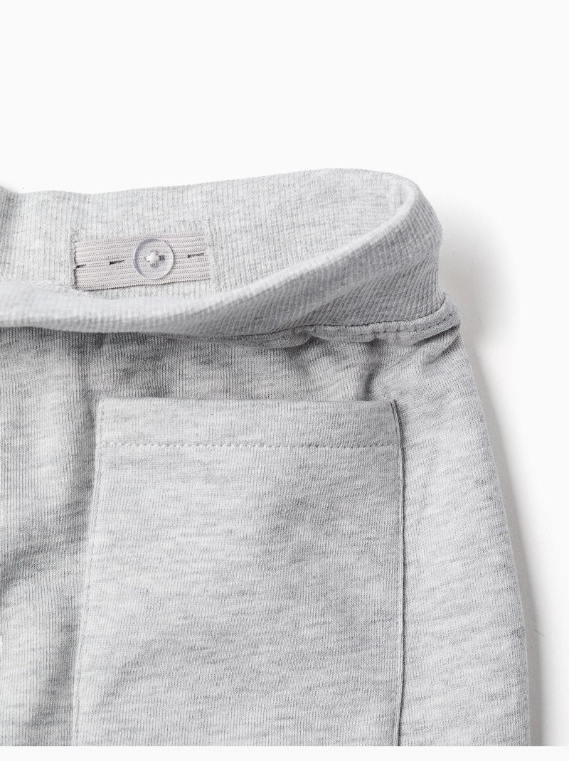 Joggers con coulisse e stampa Grigio - Kiabi
