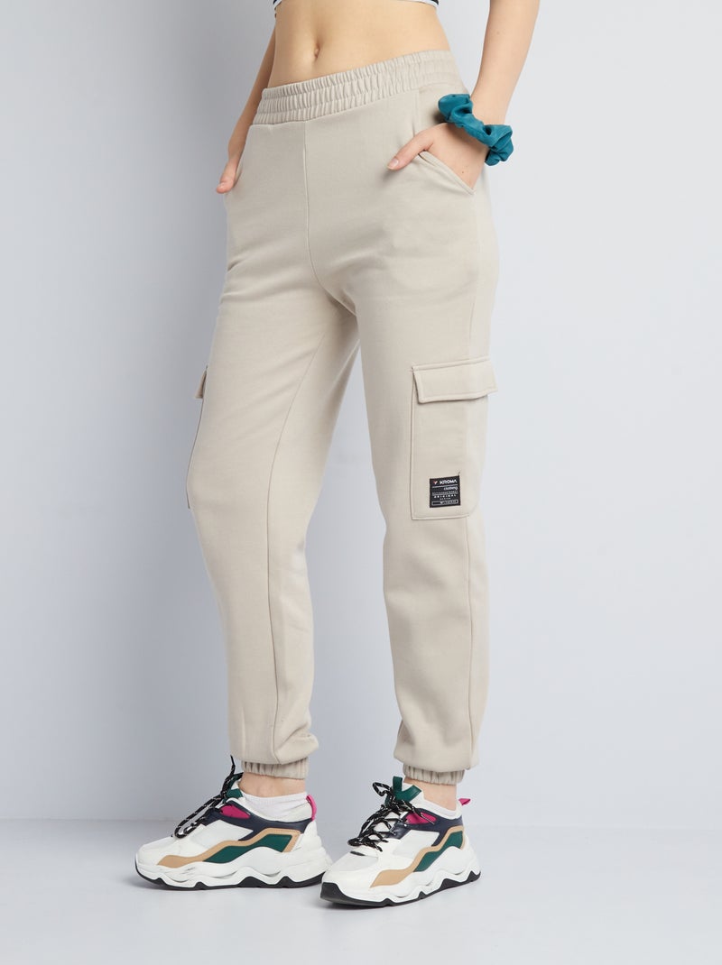 Joggers con tasche con patta GRIGIO - Kiabi