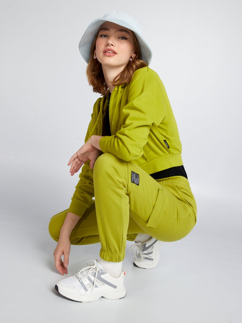 Joggers con tasche con patta KAKI - Kiabi