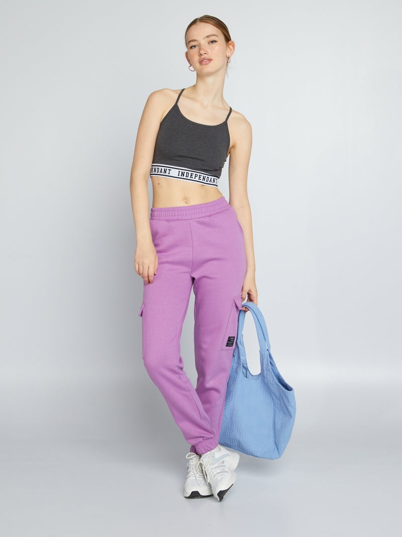 Joggers con tasche con patta ROSA - Kiabi