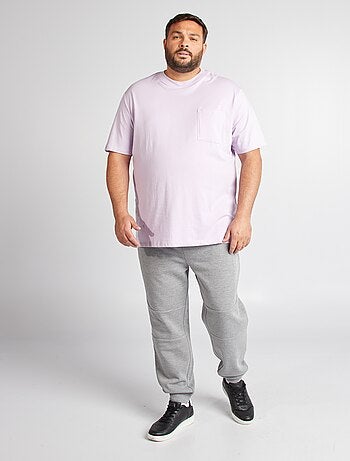 Joggers con tasche con zip in maglia piqué joggers con tasche con zip - tasche con zip