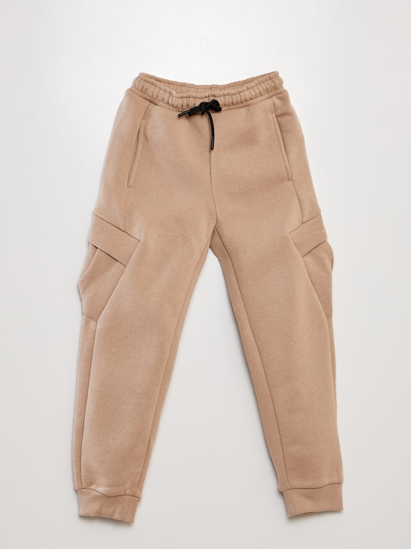 Joggers con tasche laterali beige - Kiabi