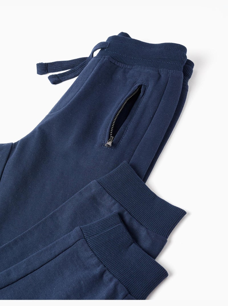 Joggers con tasche sigillate slim Blu scuro - Kiabi