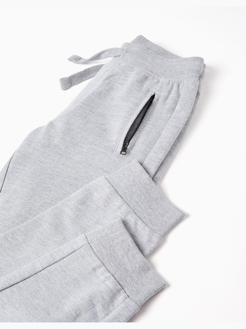 Joggers con tasche sigillate slim Grigio chiaro - Kiabi