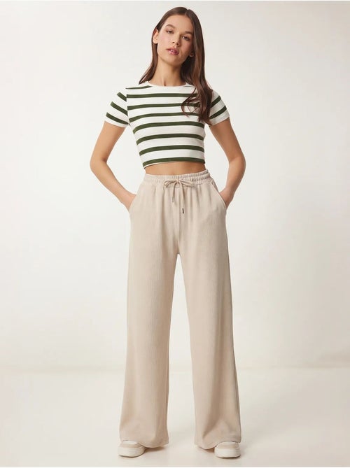 Joggers da donna a gamba ampia in modal istanbul - Kiabi Joggers da donna a gamba ampia in modal istanbul - Kiabi