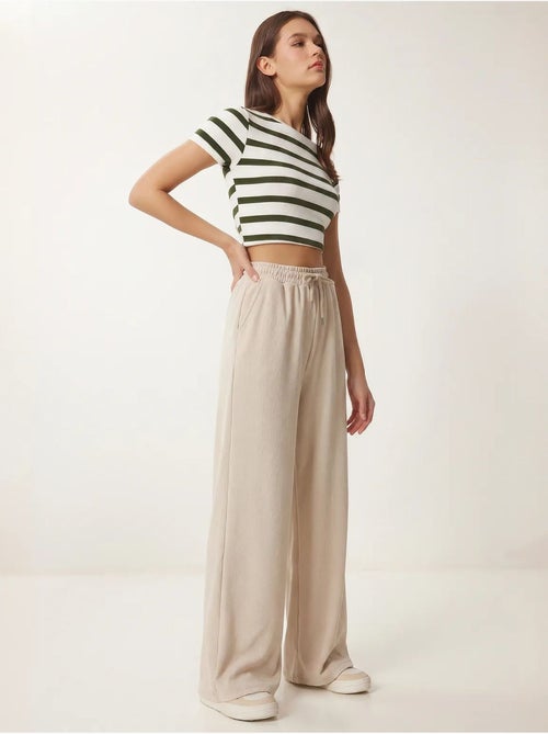 Joggers da donna a gamba ampia in modal istanbul - Kiabi Joggers da donna a gamba ampia in modal istanbul - Kiabi