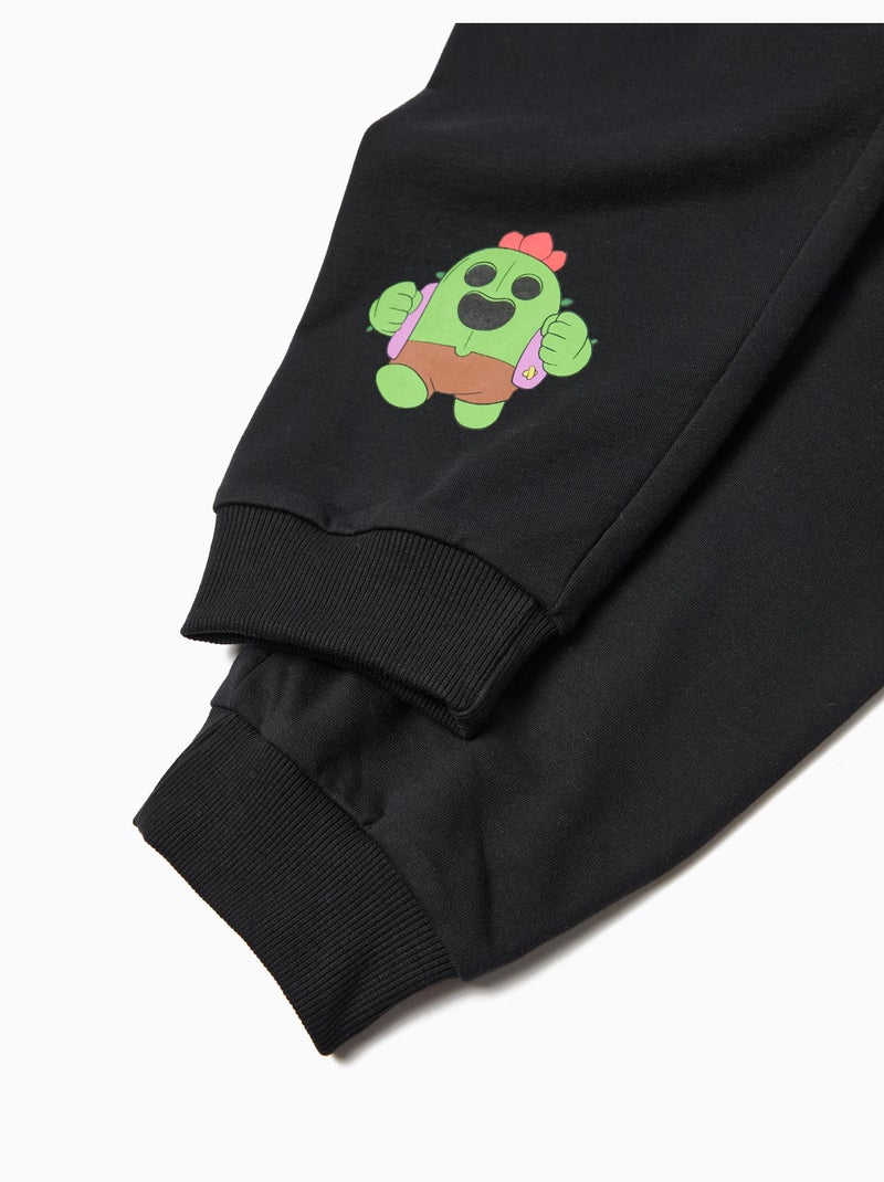 Joggers de Felpa 'Stelle della Scena', MO Fashion Nero - Kiabi