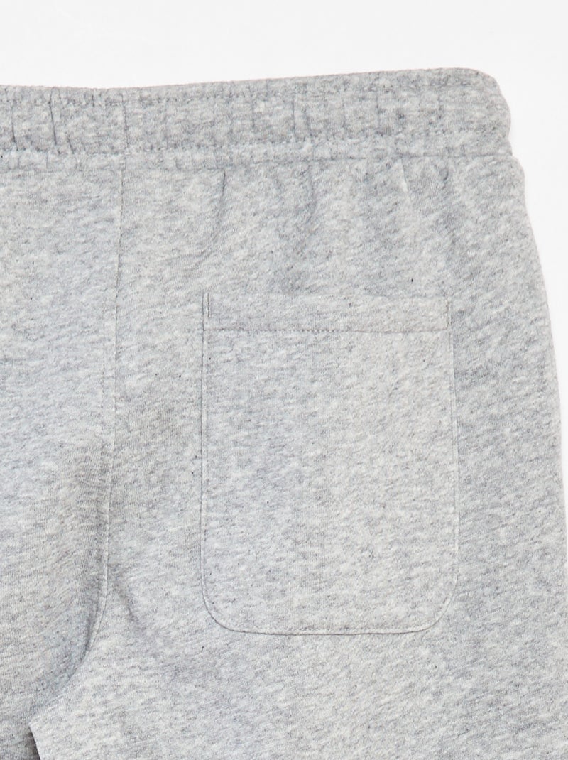 Joggers dritti tinta unita - Taglio + confortevole Grigio - Kiabi