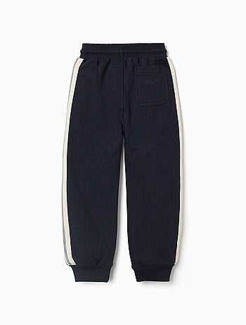 Joggers in cotone con nastro a righe