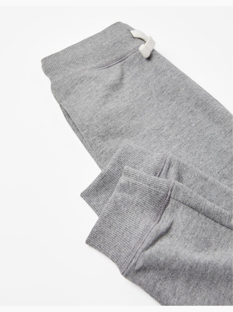Joggers in cotone Grigio - Kiabi
