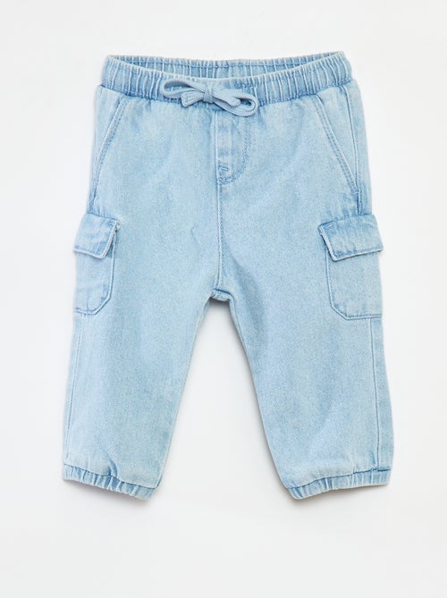 Joggers in denim con tasche - Kiabi