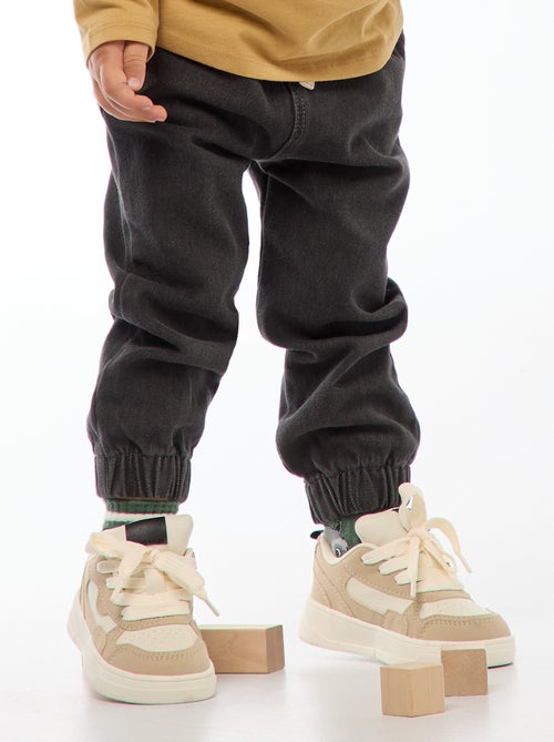 Joggers in denim - Kiabi