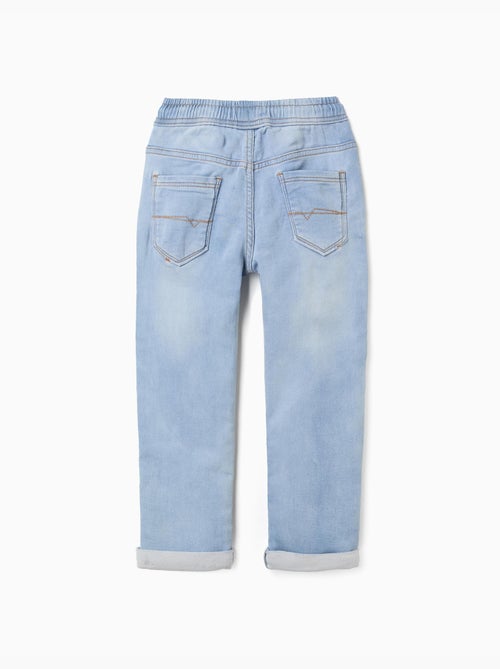 Joggers in denim slim fit con coulisse - Kiabi