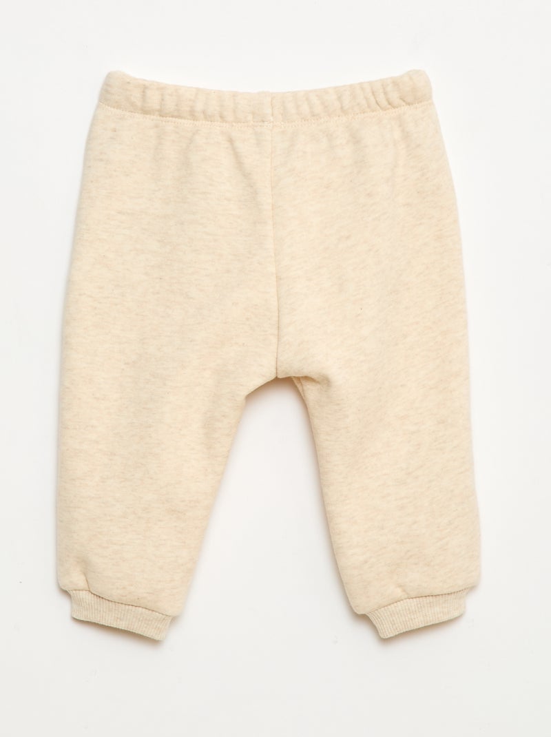 Joggers in felpa Beige - Kiabi