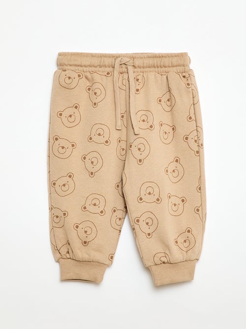 Joggers in felpa con tasca a marsupio e orecchie decorative - Kiabi