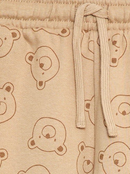 Joggers in felpa con tasca a marsupio e orecchie decorative - Kiabi