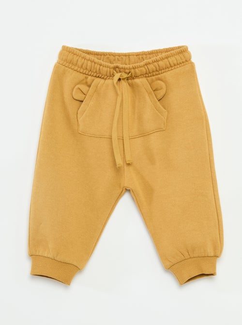 Joggers in felpa con tasca a marsupio e orecchie decorative - Kiabi