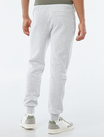 Joggers in felpa garzata con 2 tasche zippate