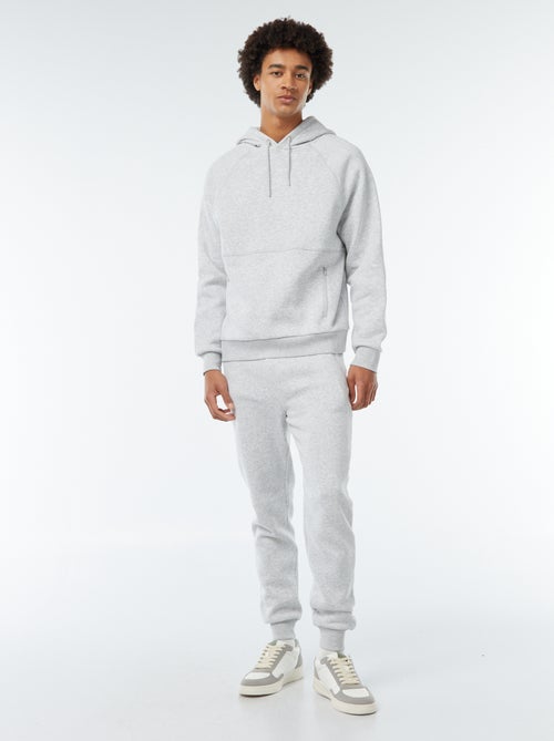 Joggers in felpa garzata con 2 tasche zippate - Kiabi