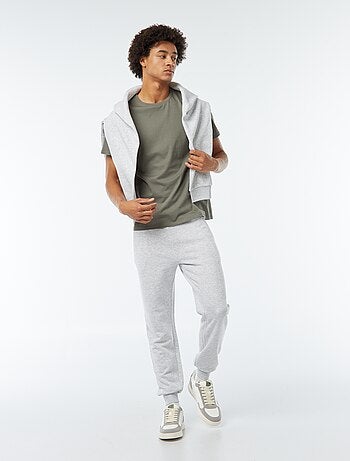 Joggers in felpa leggera con tasche zippate