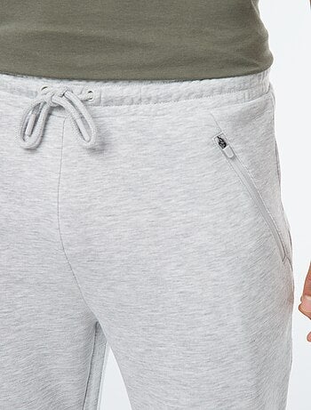 Joggers in felpa leggera con tasche zippate