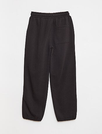 Joggers in french terry con bordino a contrasto